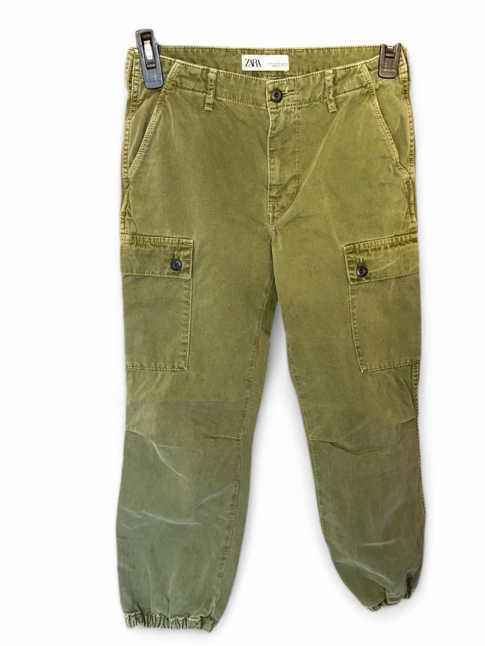 ZARA Olive Cargo Pants